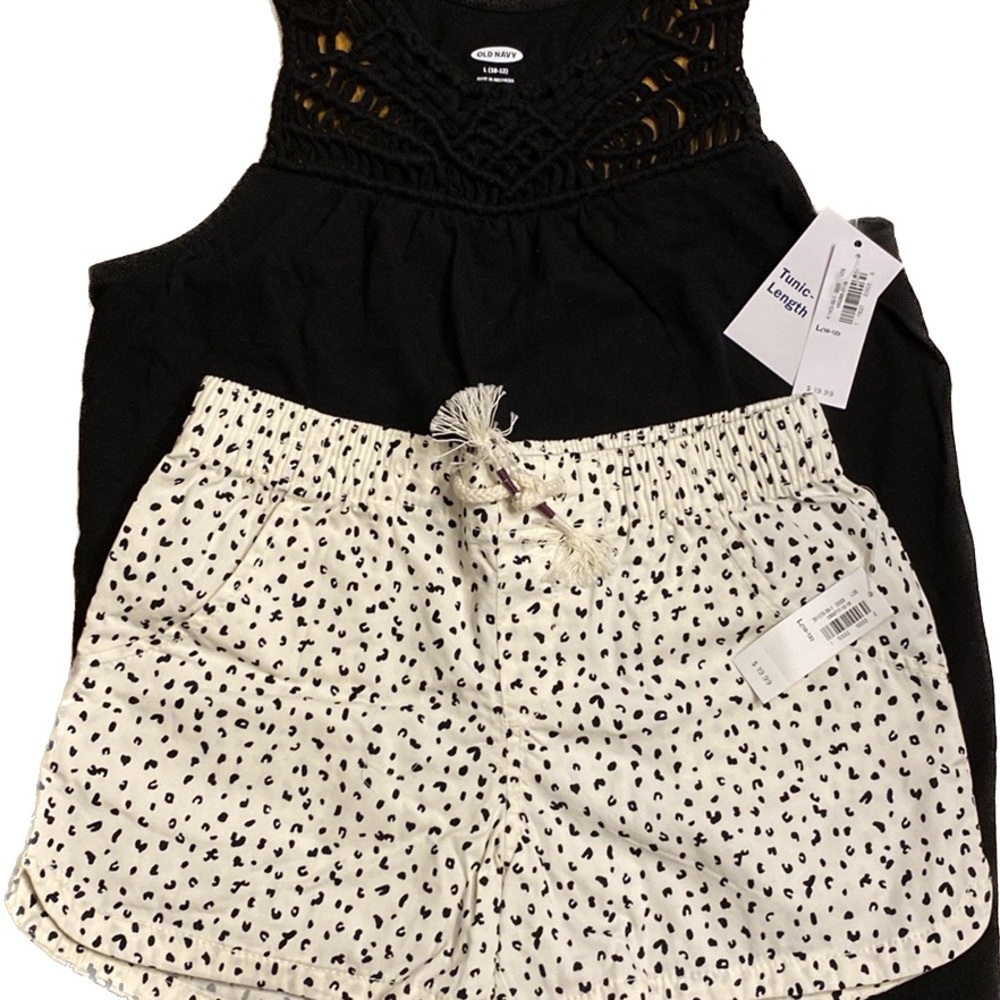 Old Navy Kids Shorts and Tunic Top